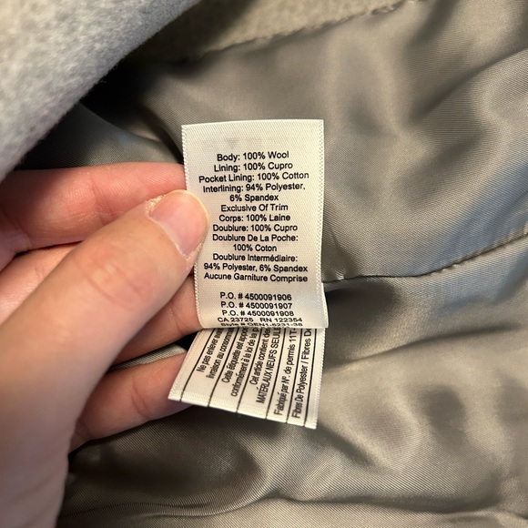 ARITZIA/BABATON ROBE/TIE WAIST COAT - Picture 6 of 7